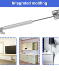 Upward Opening Cabinet Doors Gas Strut Lift Hinges With Soft Close, 80N And 100N Tension, Concealed Mounting