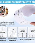 Close-up of flexible T-shirt ruler from Heat Press Pillow Bundle Tools Kit With 4 Transfer Pillows In 4 Sizes