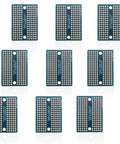 Nine Piece Mini Solderable Breadboard PCB Prototype Shield Board Double Sided With Tinned Gold Plated Holes Compatible With Arduino And Raspberry Pi