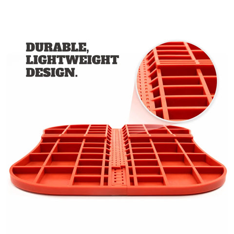 Durable orange Chipping Plate Training Tool For A Killer Short Game Balance And Weight Shift To Improve Chipping Technique.