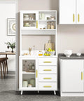 Kitchen with Self Stick Push Pull Cabinet Handles 8 Pack Hidden ABS Plastic Drawer Wardrobe Window Door Handles installed