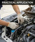 Using 200-Piece Car Wire Loom Routing Clip Kit With 15 Size Assortment for auto wiring in engine bay.