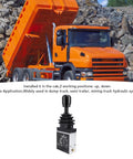 Proportional Dump Truck Valve With Three Holes And Two Working Positions, PTO Switch shown in hydraulic dump truck system