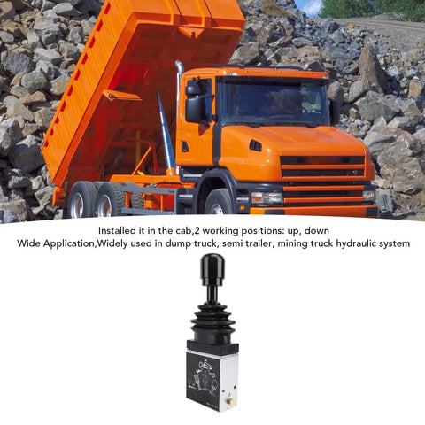 Proportional Dump Truck Valve With Three Holes And Two Working Positions, PTO Switch shown in hydraulic dump truck system