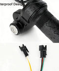 Full Twist 22mm Throttle Grip For E Bike And Scooter Universal 22mm Clamp Twist Throttle waterproof design with connectors