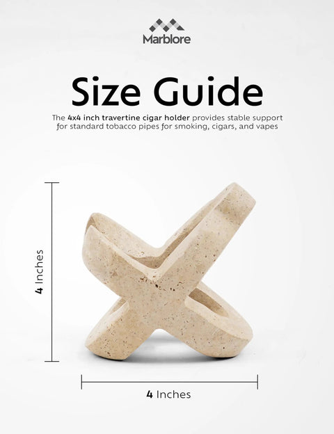 Alt Tag: Travertine Marble Cell Phone Stand And Desk Organizer 4 Inch Key And Sunglass Holder Pen And Pencil Stand Size Guide