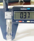 Measurement of Ground Rod Driver For Five Eighths To Three Quarters Inch Rods, SDS Plus Drill Bit Adapter For All Hammer Drills