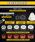 Cam Bearing Removal And Installation Tool Set Universal For Camshaft Bearings From 1.125 To 2.690 Inches package contents