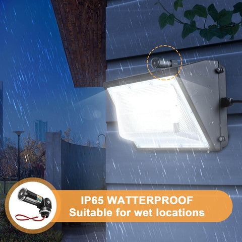 Two Pack Dusk To Dawn Outdoor Light Sensor Switch 120-277V Photocell UL Listed IP65 Waterproof Hardwired with swivel mount