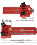 Ultimate Pro Grade Thin Rip Jig Guide For Table Saws, Repeats Narrow Strip Cuts With Precision, aluminum anodized design shown