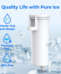 Water filter replacement for GE Opal Nugget Ice Maker; ring-pull design, BPA-free, NSF-certified.