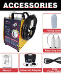 Electric Brake Bleeder 110V Power Automatic Brake Fluid Bleeder Machine With Adjustable Pressure and Universal Adapter accessories