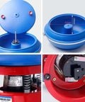 Components of Jewelry Tumbler Polisher Workhorse, 90W Vibration Polishing Machine, 3.5 Liter Capacity, Durable Rubber Roller
