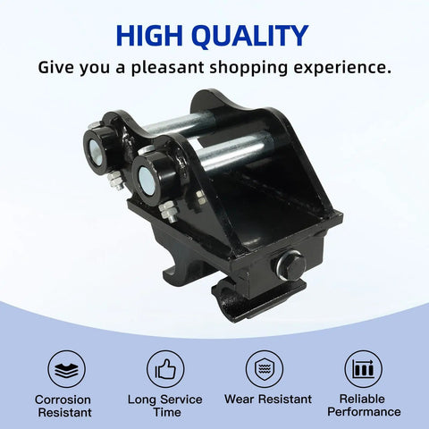 Beast Mode Quick Hitch For Mini Excavators, Easy Quick Connect Coupler That Fits Typhon Mini Machines And Not Exceeding 3 Tons