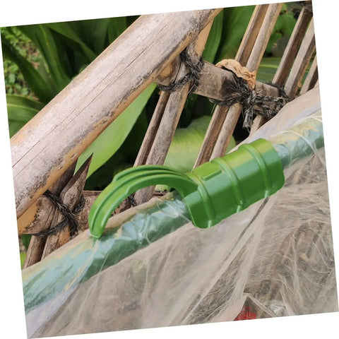 15 Pack Plant Sticks Support Kit For Garden And Greenhouse Tube Buckle Clips Bend Tube Connectors And Film Clips Durable Garden Pipe Buckle For Seedlings And Plants Easy Clips For Greenhouse Frames