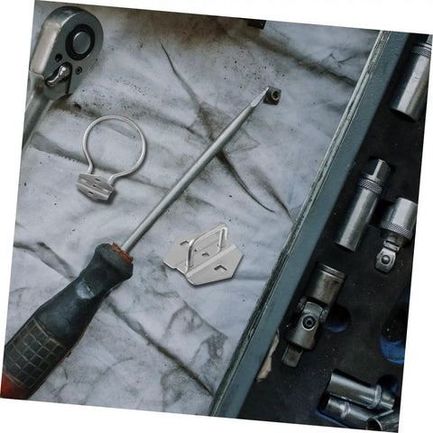 Badass Steel Pegboard Hook Set Gives Your Garage A Major Facelift With Angled Heavy Duty Slots For Pliers Wrenches And Drills Keeps Your Gear Locked Down And Ready For Any Daily Grind