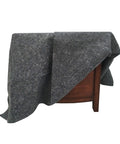 Heavy Duty Pro Grade Moving Blankets Textile Skins 54x72 Inches Pads 1.66 Lbs Each Pack Of 24 Gray covering wooden furniture.
