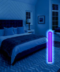 Room with glowing 40W Black Light Replacement Bulb For Black Flag BZ 40 Series Bug Zappers BZ 40 BLK BZ 40 DX BZ 40 MAX Two Pack