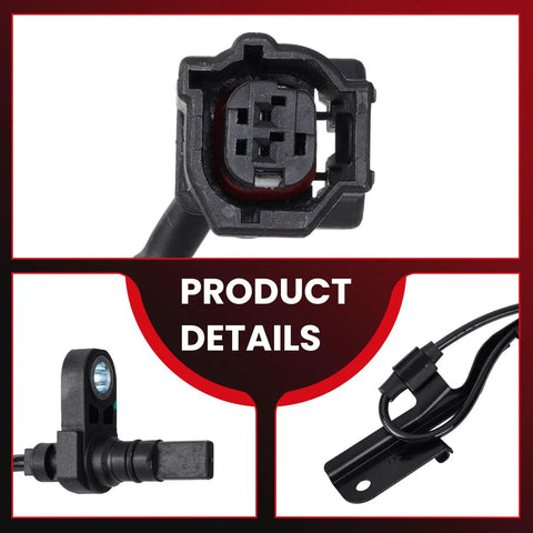 Heavy Duty ABS Wheel Speed Sensor For Toyota RAV4 2006 To 2018 Engines OE Replacement connector and assembly details.