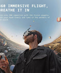 Person using Infinity 8K 360 Drone Bundle With 3 High Capacity Batteries For Immersive Flight Dope 360 Capture Point To Fly