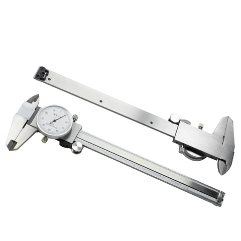 0-6 Inch Four Way Dial Caliper with Shock Proof Imperial Carbon Steel Housing, ultra smooth sliding, double shock resistant design