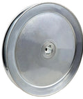 Beefy Eight Inch One Groove V Belt Pulley With Three Quarter Inch Bore 1020 Steel Zinc Plated Durable Motor Pulley side view