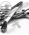 Stainless Steel Alignment Pins Set With Flat Cylindrical Design For Machinery Furniture And Electronics Easy To Install