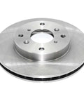 Front vented brake rotor with forged flange for a tight fit and smooth operation, clear ABS signaling, multi lip seals shown