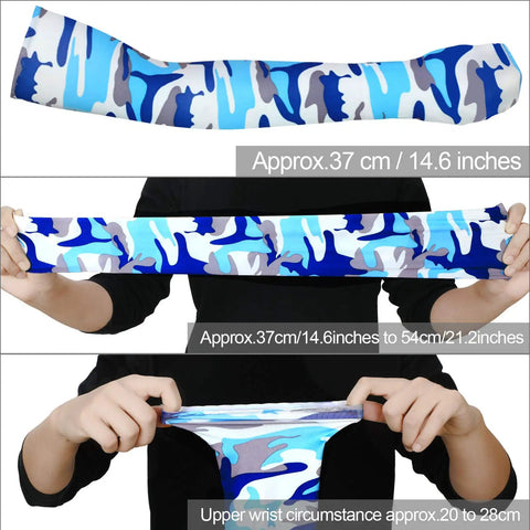 15 Pairs Unisex Arm Sleeves With UV Protection And Anti Slip Ice Silk Fabric For Running Cycling Driving And Outdoor Sports