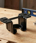 Heavy Duty Steel Ceiling Fan Mounting Bracket For Sloped And Vaulted Ceilings, Black Metal Bracket With Wide Angle Adaptability on table