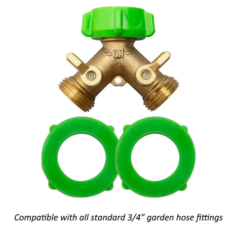 Green Silicone Washer Gasket Pack Of 20 For 3/4 Inch Garden Hose Fittings And Nozzles, Leak Proof Seals For Faucets
