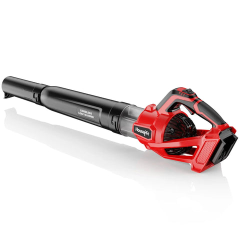 600 CFM Cordless Leaf Blower With 18V M18 Battery Compatibility, 150 MPH Turbo Power Ultra Lightweight Handheld Blower, red and black design
