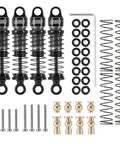 40mm Big Bore Oil Shock Absorbers For 1 24 Scale RC Rigs Upgrade SCX24 FCX24M Black Aluminum And Nylon Kit With Springs