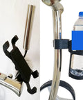 Compact Foldable Electric Golf Trolley With Dual Motors That Easily Crush 30 Degree Slopes display showing a drink holder.