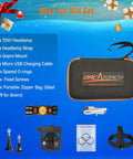 Hands Free Diving Headlamp 1200 Lumen Scuba Light With 5 Modes Dual Color White Red IP68 Waterproof Up To 150m with accessories