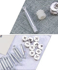 24 Sets Cam Lock Furniture Fasteners For Quick Cabinet Assembly Iron And Plastic Connectors With Bolts Nuts Dowels