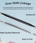 Beefy Pro Grade Billet Aluminum Gear Shift Linkage For Touring Motorcycles 1987-2021 Compatible With Softail Dyna Electra Glide Road Glide Street Glide Road King Trike Fatboy Wide Glide Black, black shift rod