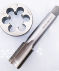 Right Hand 1 Inch 20 UNEF Tap And Die Set In HSS with 119mm tap and 55mm die for metalworking
