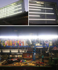 3 Meter Double End LED Linkable Power Cord For T5 And T8 Tube Light Fixtures installed in garage and workshop settings