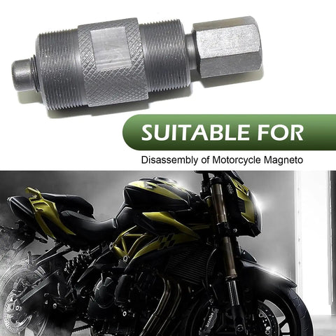 Dual End Flywheel Puller For Motorcycles And Scooters Rust Proof Knurling Anti Slip Design Universal Stator Remover Tool
