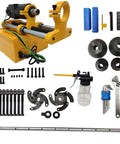 Yokoma portable line boring machine, yellow 110V, with 4.92 ft connecting rod and control handle plus adapters