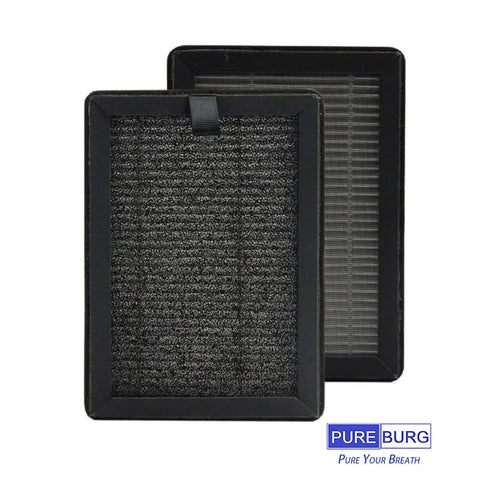 Replacement Filters For SimPure AP3J9 JR6 And Membrane Solutions 2J8 Air Purifiers With H13 True HEPA And Activated Carbon Pack