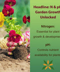 Gardener planting flowers using Soil pH And Nitrogen Test Kit With Test Tube 100 Tests Easy To Use Home Garden Lawn Yard Grass Testing Kit