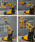 Heavy Duty Electric Glass Vacuum Lifter And 600 Lb Load Capacity Suction Hoist With Wireless Remote Controller in yellow with suction cups