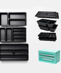 Six Piece Tool Box Organizer Tray Divider Set Fits Mini Two Drawer Tool Box Old And New Slide Versions Real Handy Drawer Organizer Accessories For Tools Bits And Hardware