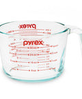 4 Cup Glass Measuring Cup For Baking And Cooking With Easy To Read Ounces And Milliliters, Dishwasher Safe, Microwave And Freezer Friendly