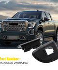 Window Switch Bezels 2PCS Black For GMC Sierra And Chevy Silverado Ext Cab 2009 2013 Rear Left And Right 1500 2500 HD 3500