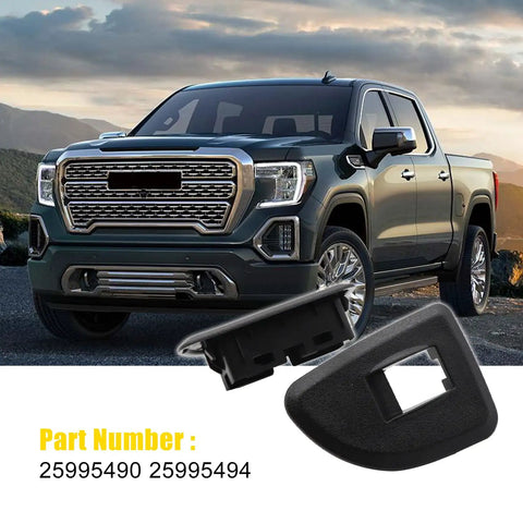 Window Switch Bezels 2PCS Black For GMC Sierra And Chevy Silverado Ext Cab 2009 2013 Rear Left And Right 1500 2500 HD 3500