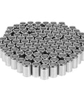 Stainless Steel Hydraulic Hose Ferrules Sleeve Fitting Set 100 Pieces Heavy Duty Compression Clamps For Crimping Tools Durable Tight Grip Secure Tube Connectors Industrial Grade High Quality Metal Hardware Gear For Any Mechanic Or Shop Boss On A Budget, 100-piece pack