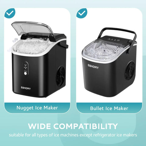 16 Fl Oz Ice Maker Descaler Cleaner Universal Descaling Solution For All Brand Ice Makers The Go To Non Toxic Citric Acid Formula Odor Free Safe On Nickel Stainless Chrome Also Great For Coffee And Espresso Machines. Wide compatibility for nugget and bullet ice makers